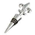 Silver Plated Fleur-de-Lis Stopper